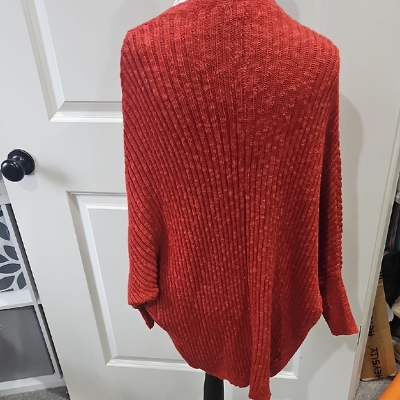 Umgee Rust Open-Front Cardigan - Picture 6 of 8